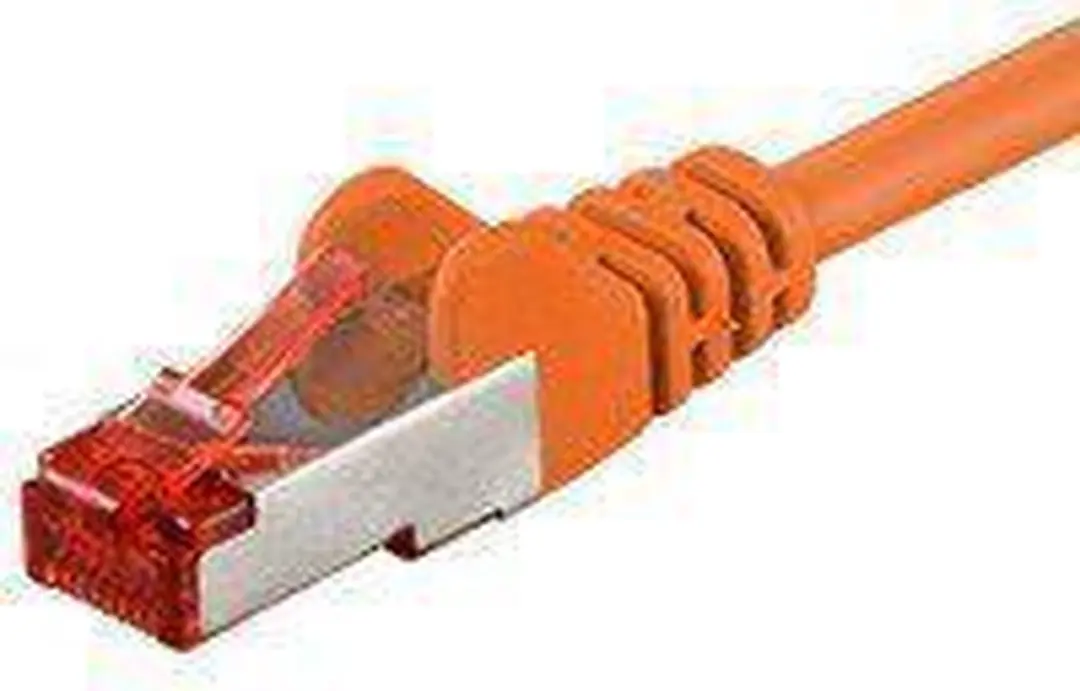 Goobay Cat6 SSTP/PIMF Netwerkkabel 15m - Oranje - 10 Stuks