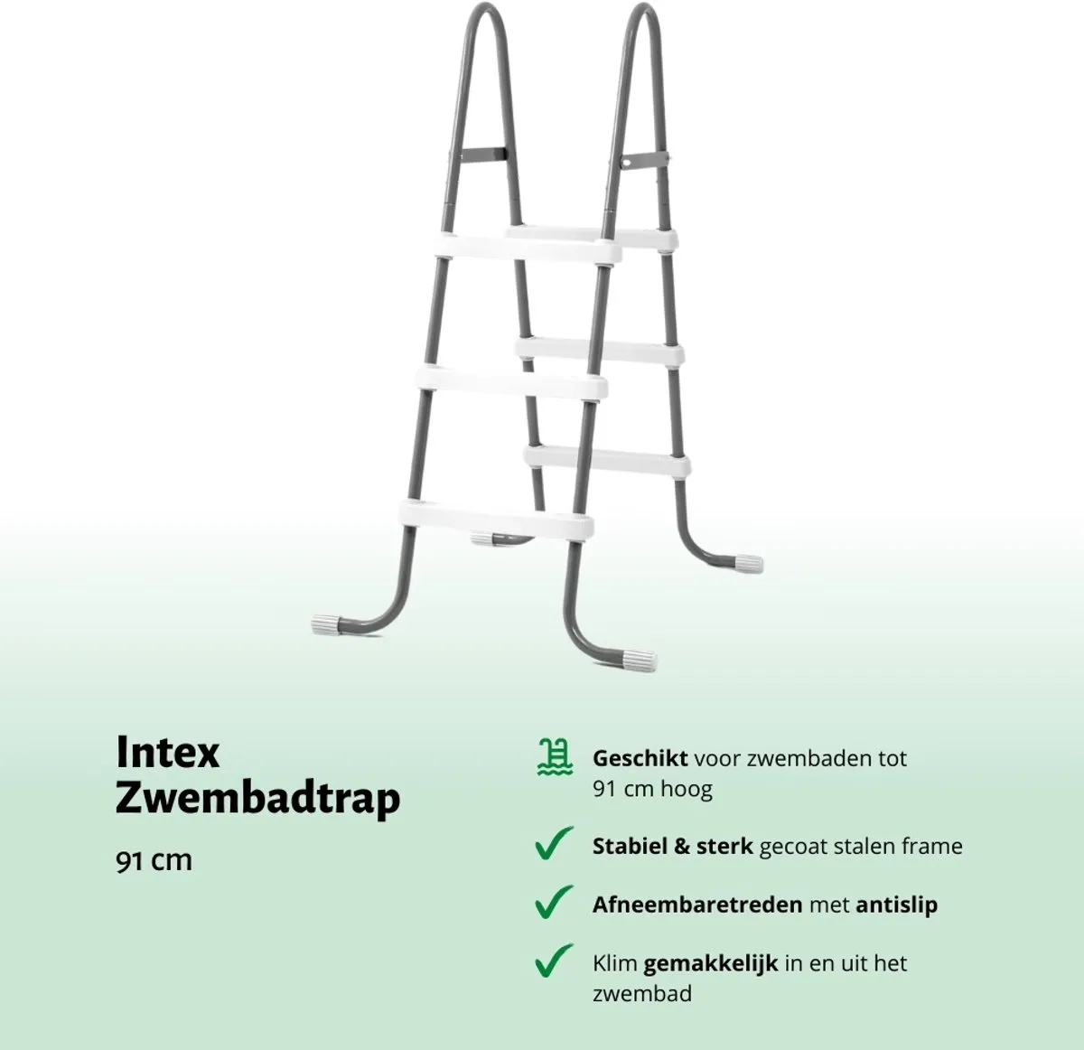 Intex Zwembadladder 28064 - 91cm
