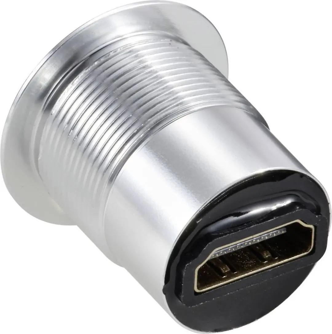 Tru Components TC-11980452 HDMI-paneeladapterbus - Zilver