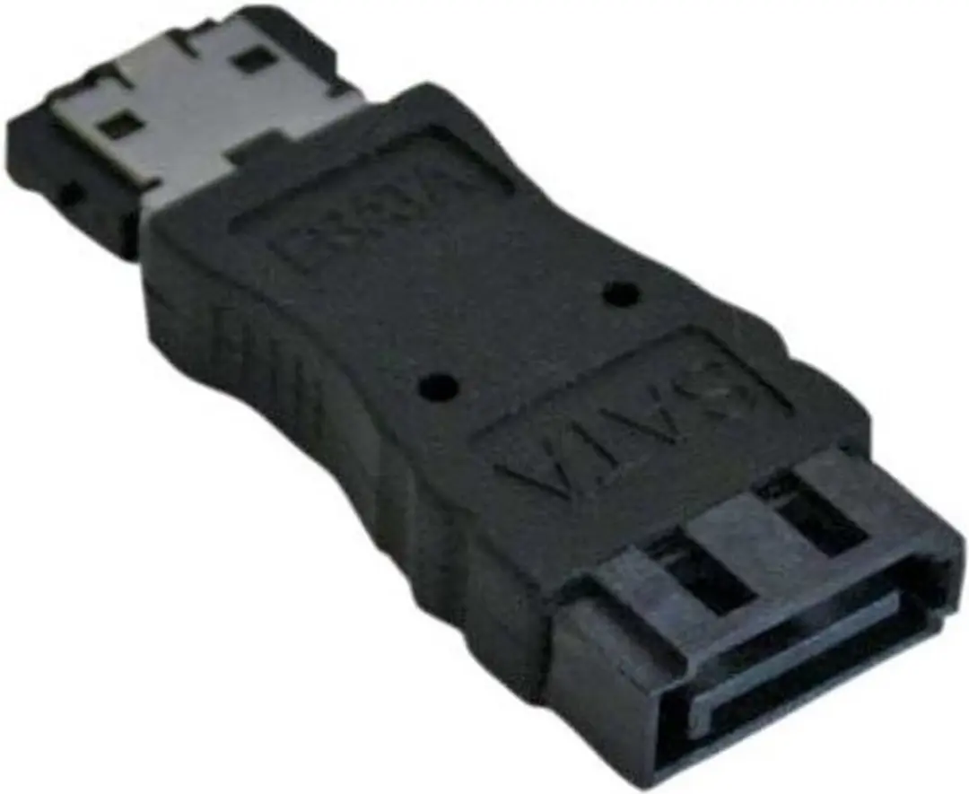 InLine eSATA naar SATA Adapter SATA300 3Gbit/s - Zwart