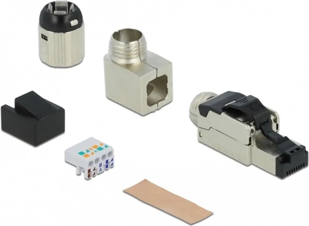Delock RJ45 Cat.8.1 Field Assembly - Grijs