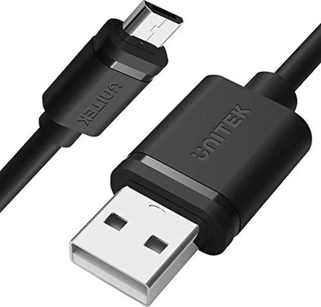 Unitek USB 2.0 Micro-USB Kabel 0,5m - Zwart