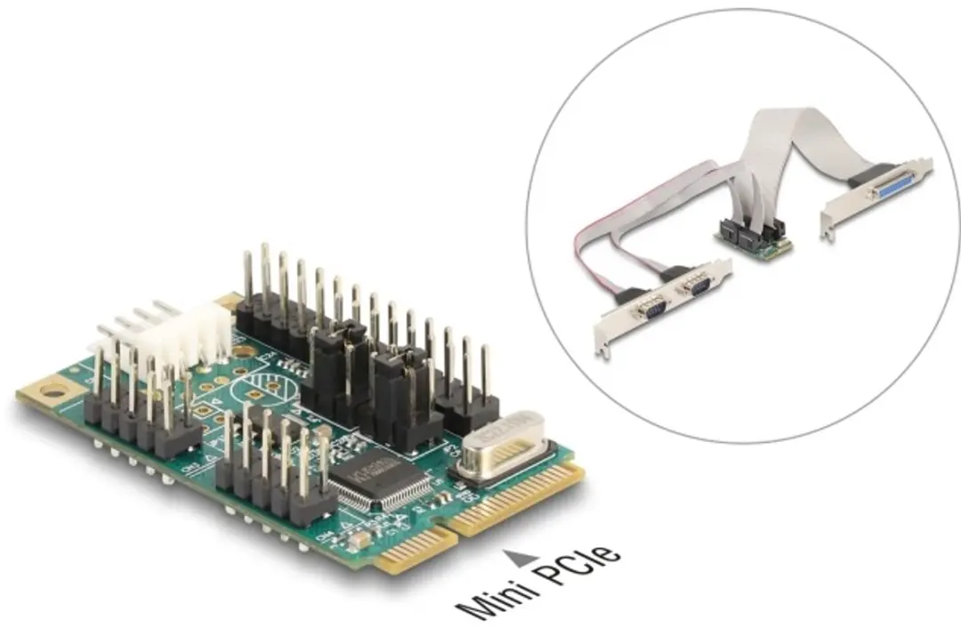 Delock Mini PCIe I/O Kaart