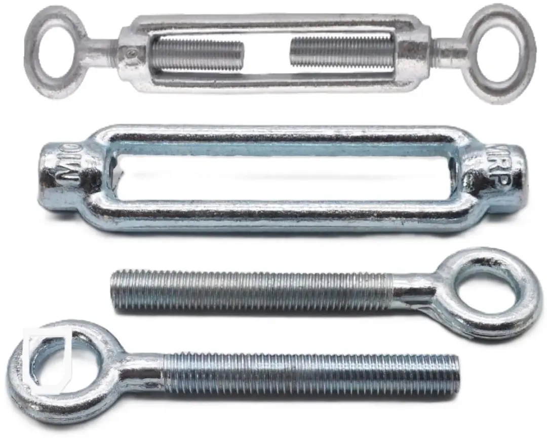 Dulimex Kabelspanner Oog-Oog 16mm - Verzinkt