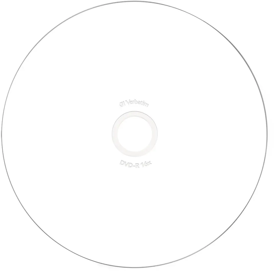 Verbatim 43521 DVD-R Wide Inkjet Printable ID Brand