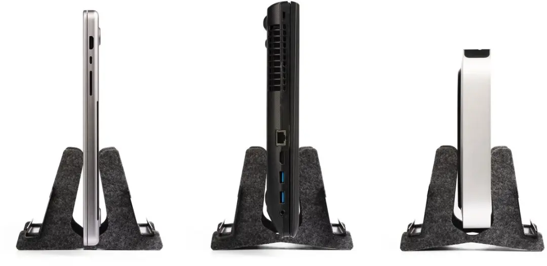 Durable VERTICAL EFFECT Laptopstandaard 17" - Antraciet