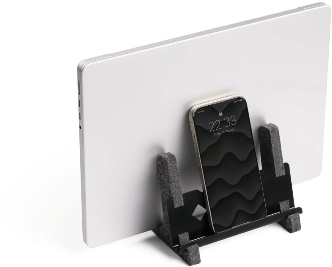 Durable VERTICAL EFFECT Laptopstandaard 17" - Antraciet