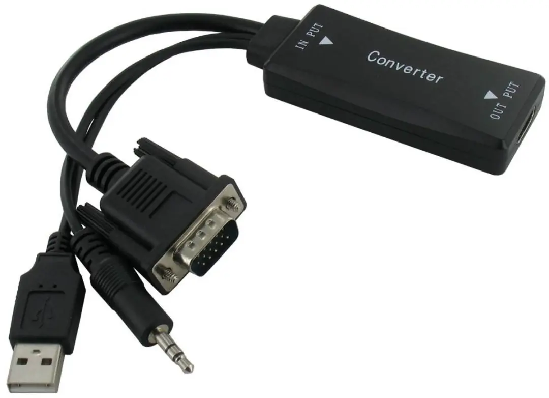 Goobay VGA + 3,5mm Jack naar HDMI Adapter