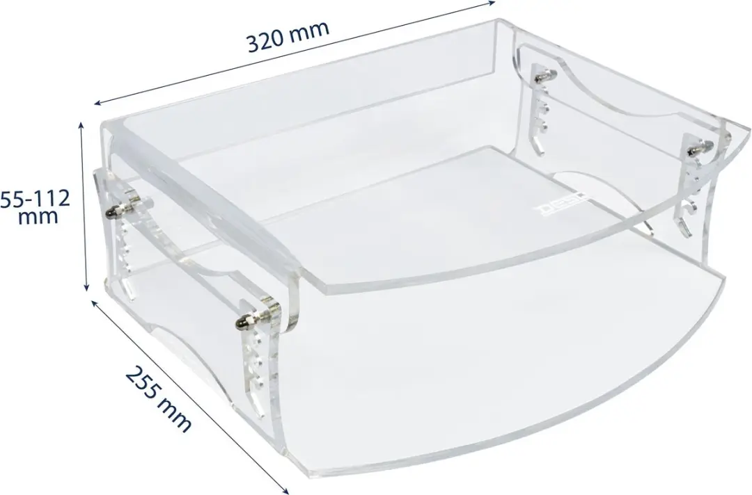 Desq Monitorstandaard Acryl 1538 - 30 Inch - afbeelding 6 van 6