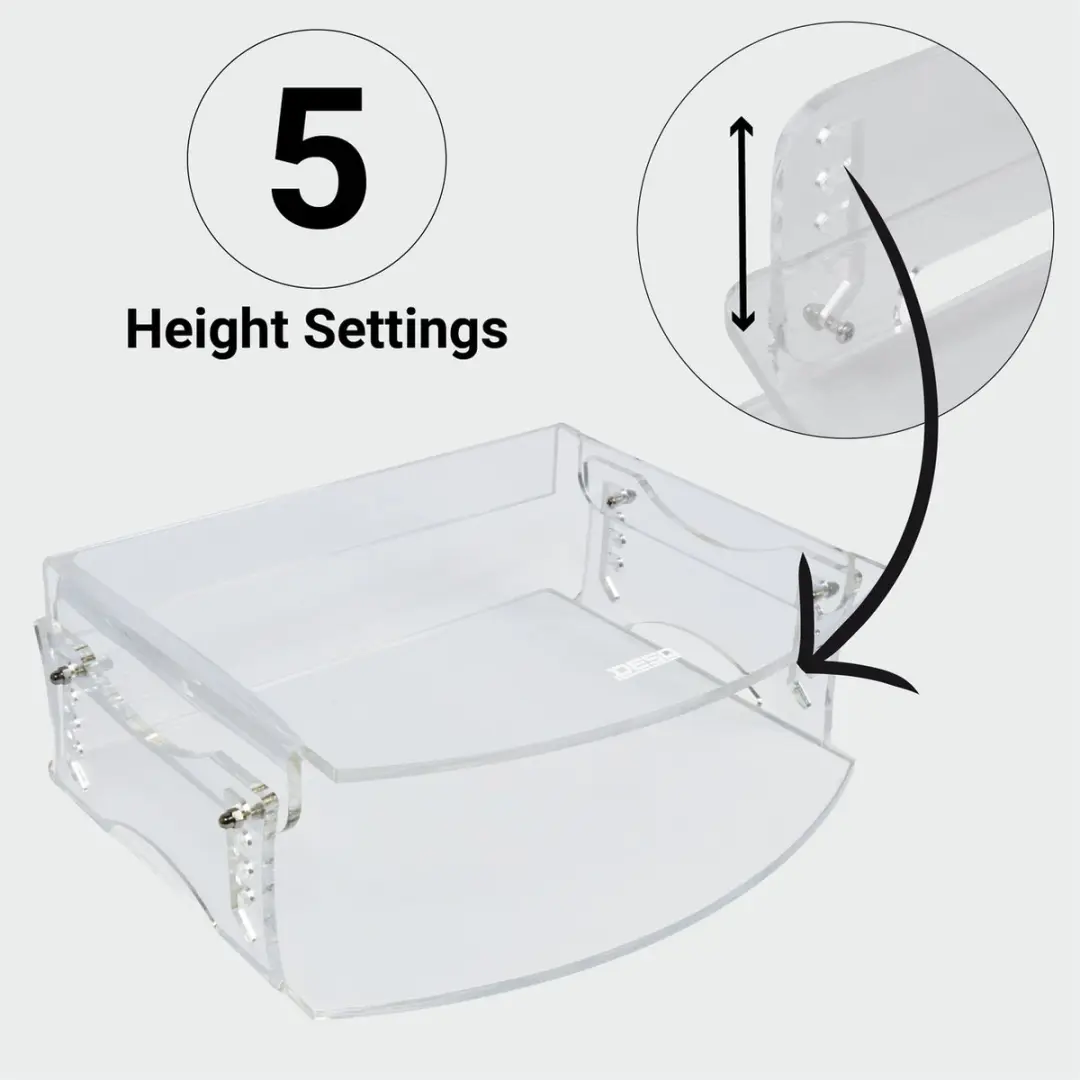 Desq Monitorstandaard Acryl 1538 - 30 Inch