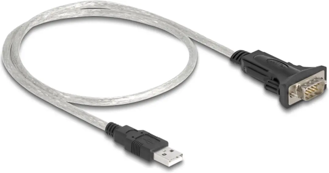 Delock USB 2.0 Adapter RS-422/485 6-pins - 0,5m - Zwart