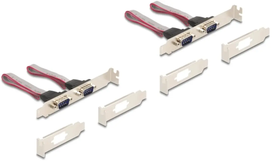 Delock Mini PCIe I/O Kaart 4x RS-232 - Groen