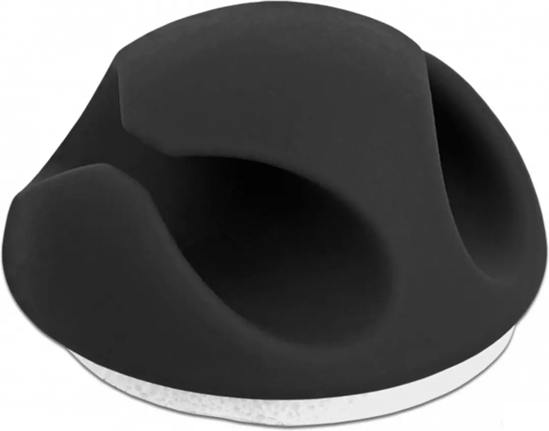 Delock Kabelhouder Mini 2-door - 10 Stuks - Zwart