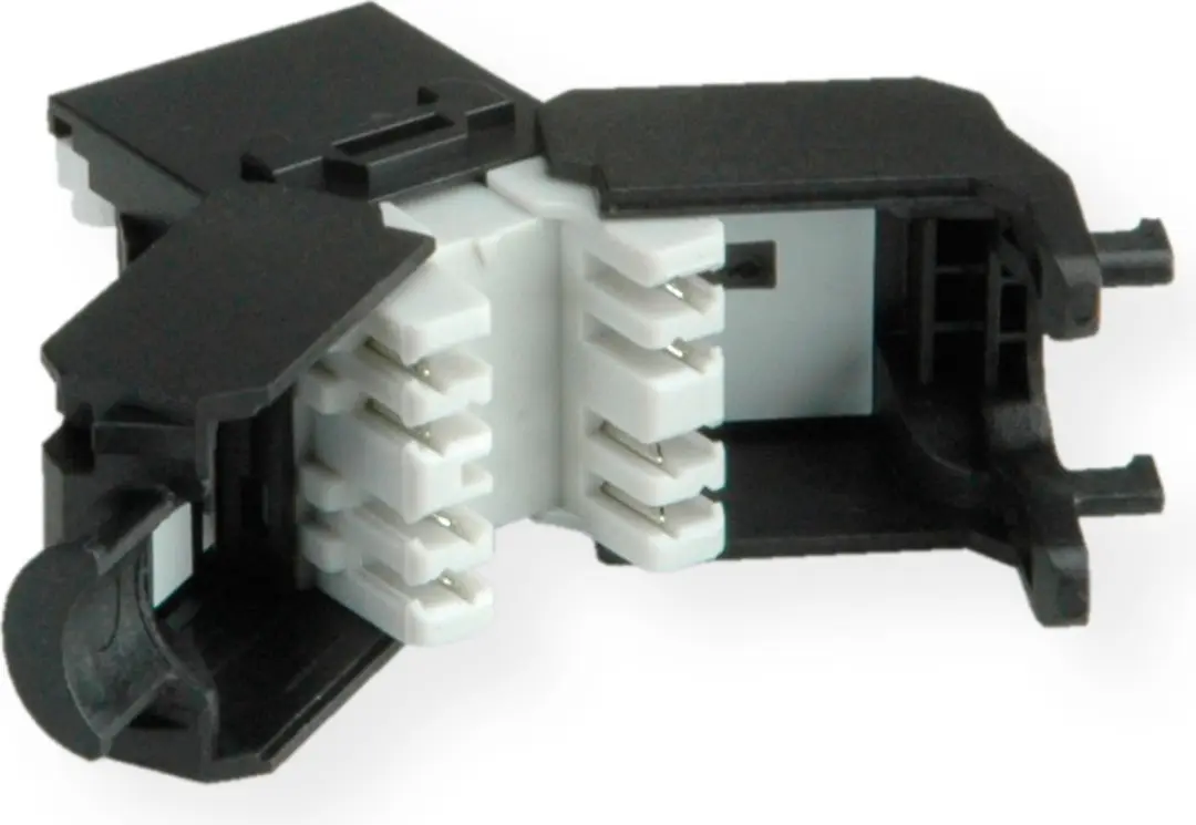 Roline Cat.6A Keystone RJ45 - Zwart