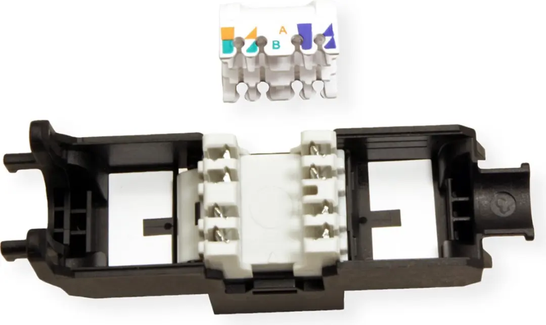 Roline Cat.6A Keystone RJ45 - Zwart