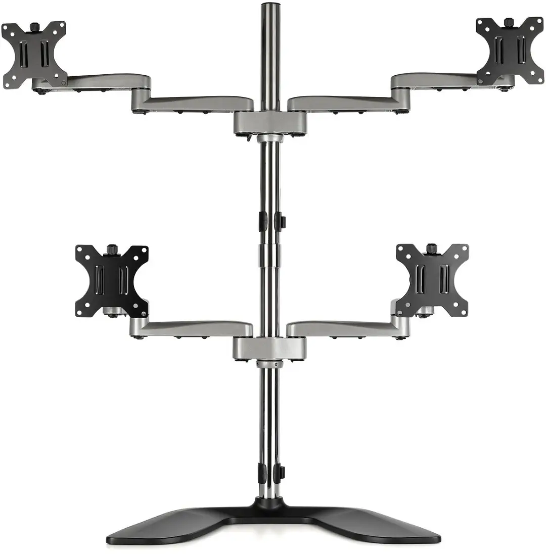 Startech Monitorarm QuadSS ARMQUADSS - 4x tot 32" - Zwart-Grijs