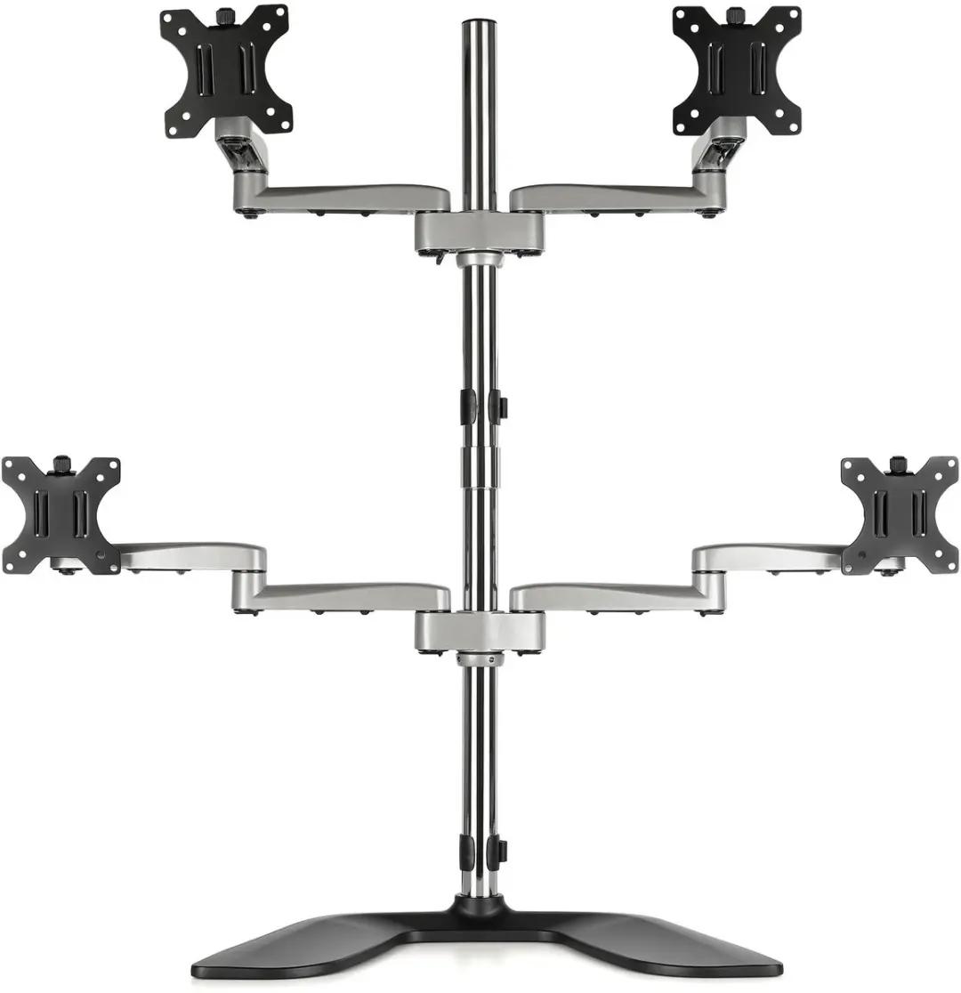 Startech Monitorarm QuadSS ARMQUADSS - 4x tot 32" - Zwart-Grijs