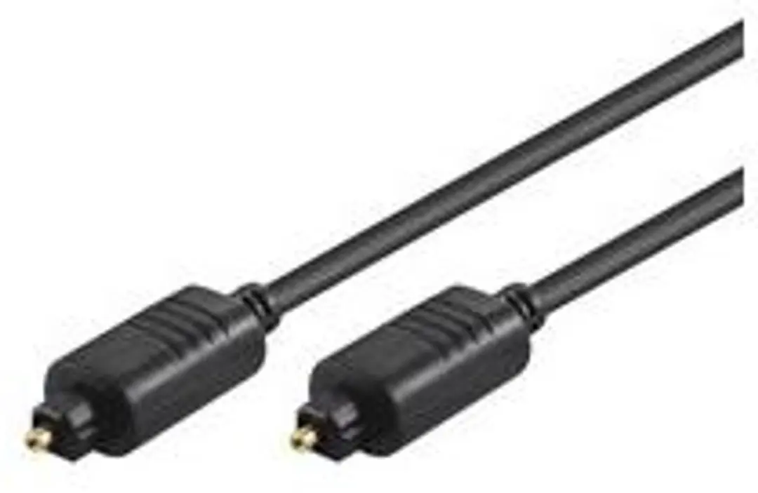Goobay Optische Toslink Kabel 5mm - 3m - Verguld - Zwart