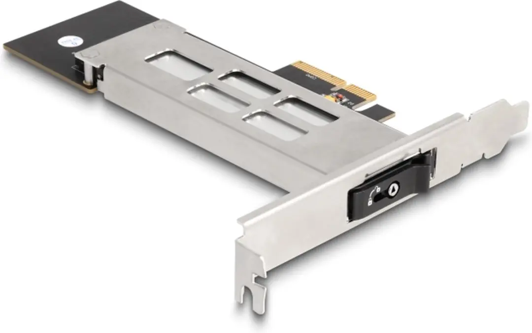 Delock Mobile Rack PCIe 1x M.2 NVMe - Zwart - afbeelding 6 van 6