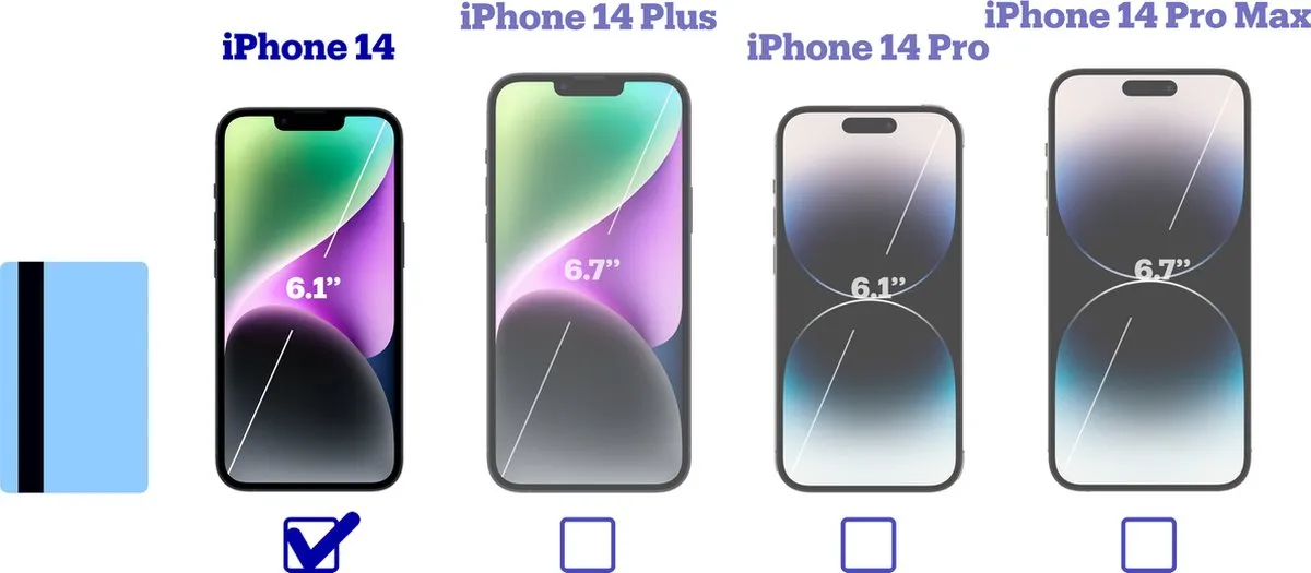 Apple iPhone 14 MPWP3ZD/A - 256GB - Blauw