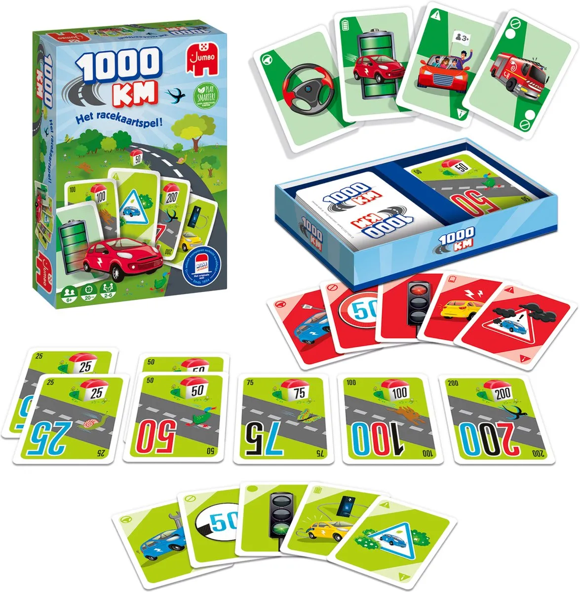 Jumbo 1000KM Bordspel - 2-4 Spelers