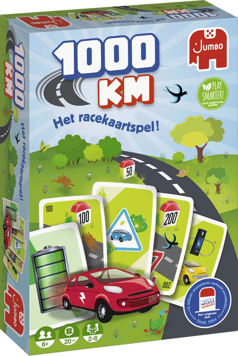 Jumbo 1000KM Bordspel - 2-4 Spelers