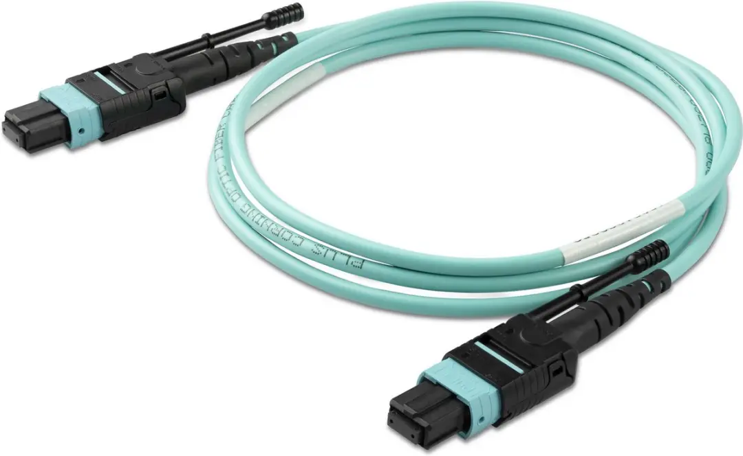 Startech MPO12PL1M Glasvezelkabel MTP/PC OM3 1m - Lichtblauw