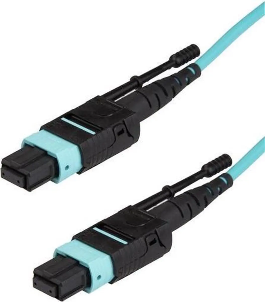 Startech MPO12PL1M Glasvezelkabel MTP/PC OM3 1m - Lichtblauw - afbeelding 6 van 6