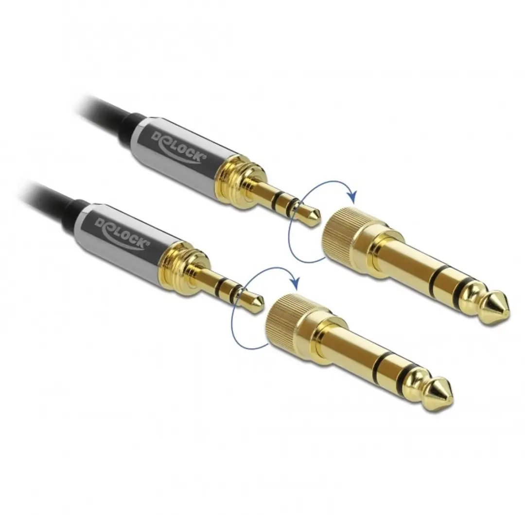 Delock 3,5mm Jack Spiraalkabel 3m