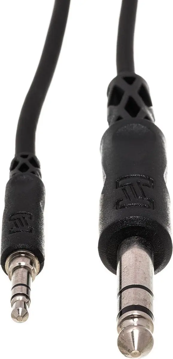Hosa CMS-105 Kabel - Mini Jack naar Jack 1.5m - Zwart
