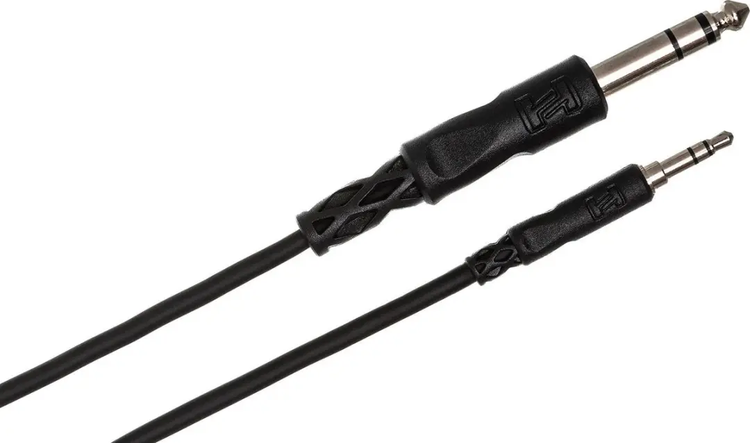 Hosa CMS-105 Kabel - Mini Jack naar Jack 1.5m - Zwart