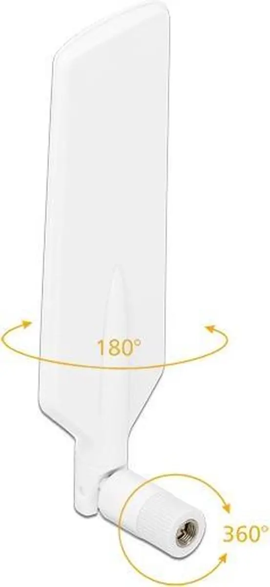 Delock LTE/WiFi 5 Antenne SMA - 1-4 dBi - Wit