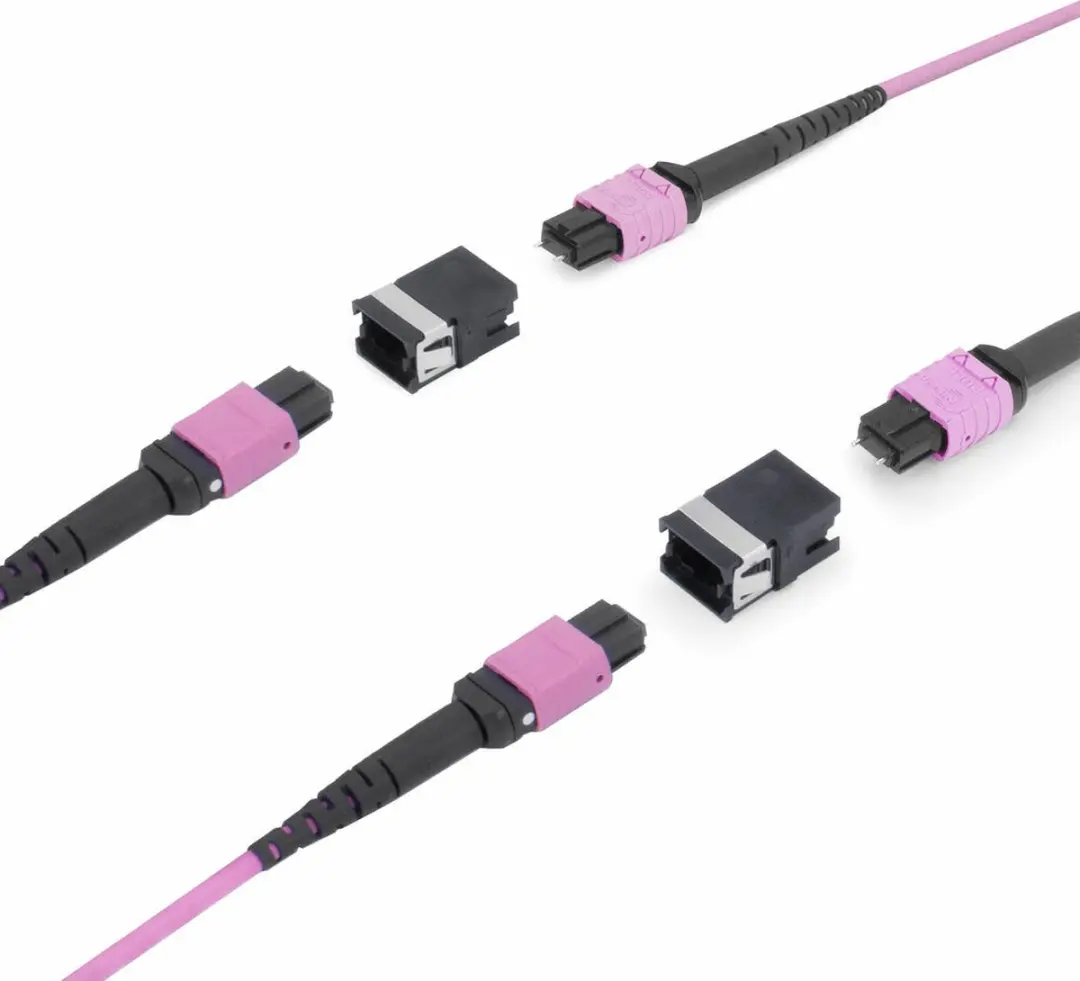 ACT AK4165 DisplayPort naar MTP/MPO Adapter - Roze