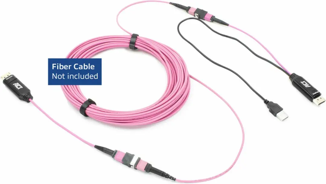 ACT AK4165 DisplayPort naar MTP/MPO Adapter - Roze - afbeelding 6 van 6