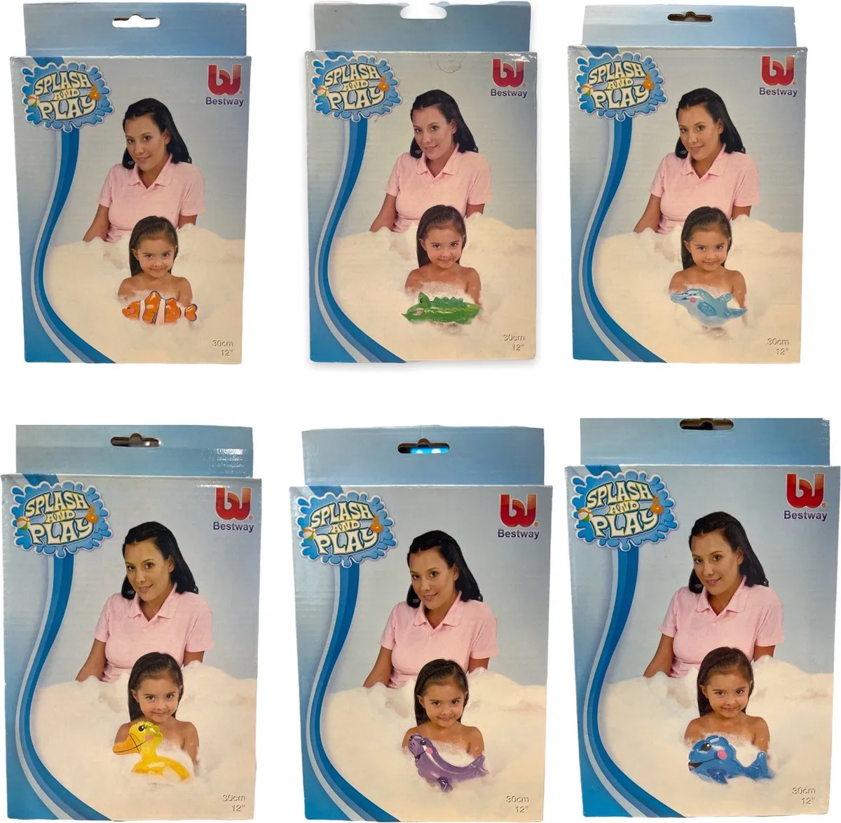 Bestway Opblaasbare Bad Speeltjes - 6 Stuks