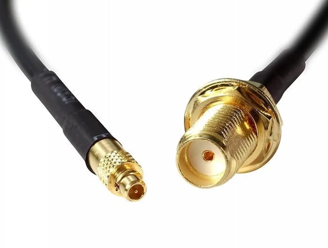 Delock SMA MMCX Kabel 200mm - Zwart