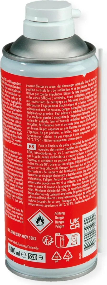ROLINE luchtdrukspray, 400 ml