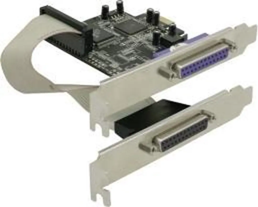 Delock PCI Express x1 Card to 2 x Parallel