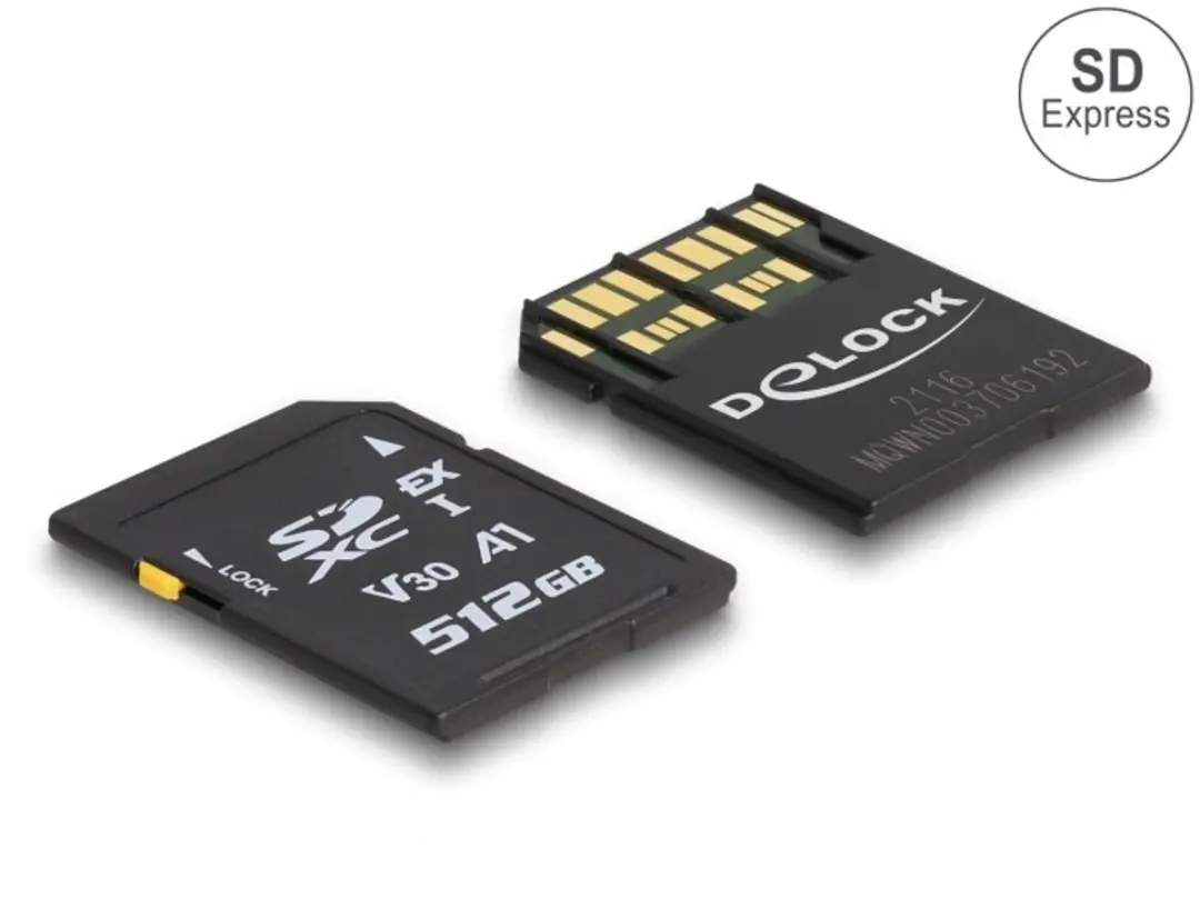 Delock SD Express Geheugenkaart 512GB