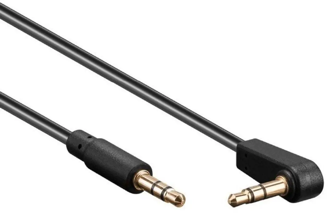 Goobay 3,5mm Jack Stereo Audio Kabel - Haaks - 1m - 10 Stuks