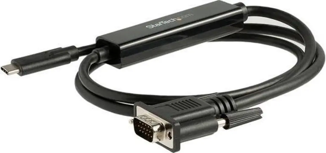Startech USB-C naar VGA Adapterkabel 1m - 1920x1200 - Zwart - afbeelding 6 van 6