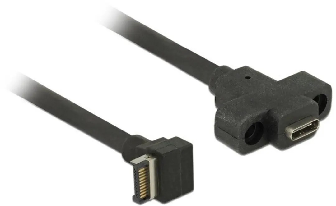 Delock USB 3.1 Gen 2 Kabel A naar Type-C 45cm - Zwart