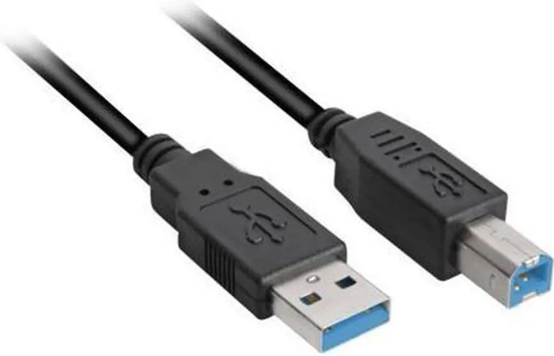 Sharkoon USB 3.0 A naar B Kabel 3m - Zwart