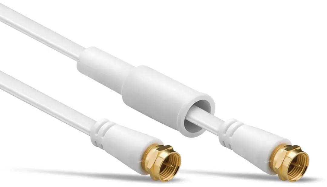 Goobay 67288 Coaxkabel - 2,5m - Wit