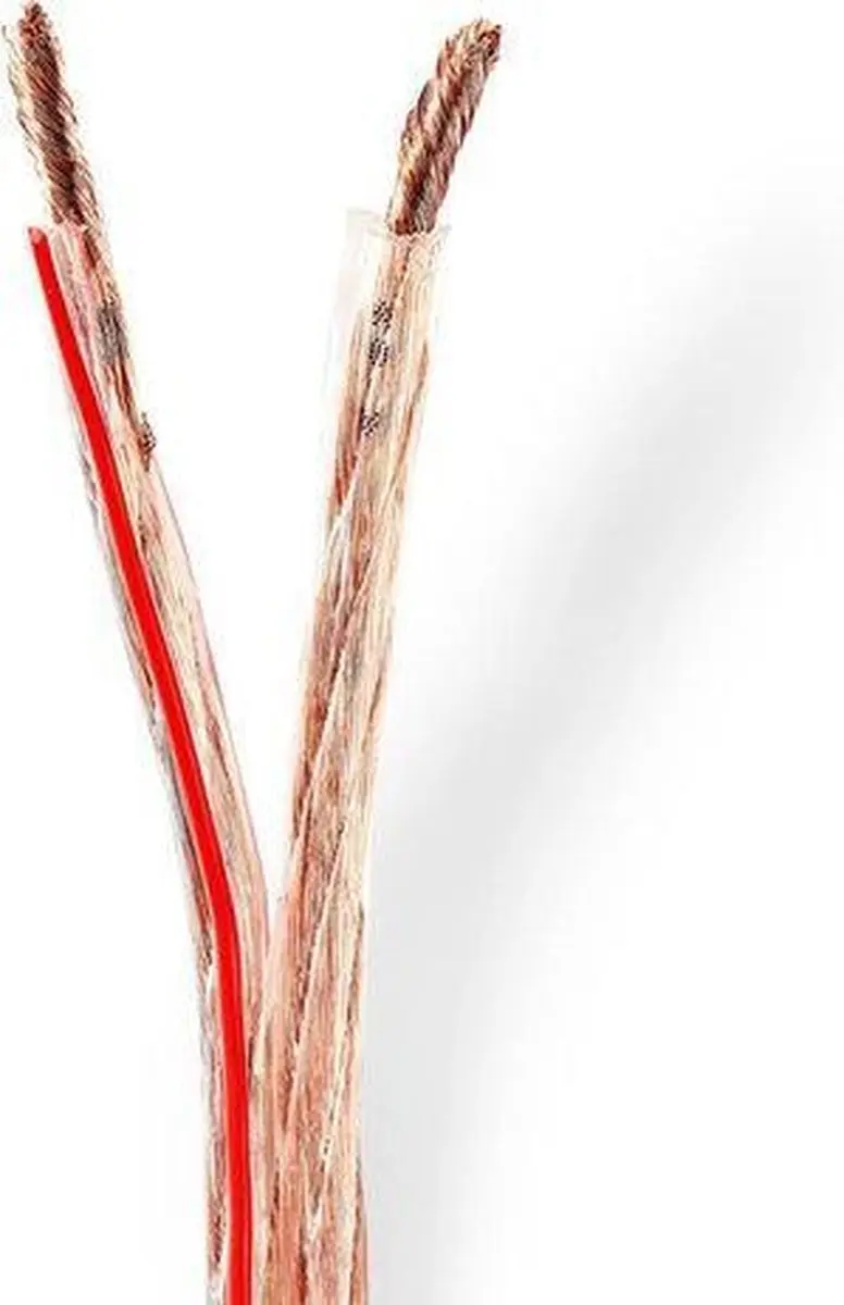 Nedis Speaker-Kabel CABR6000TR1000 - 2x6.00mm² - 100m - Transparant - afbeelding 6 van 6