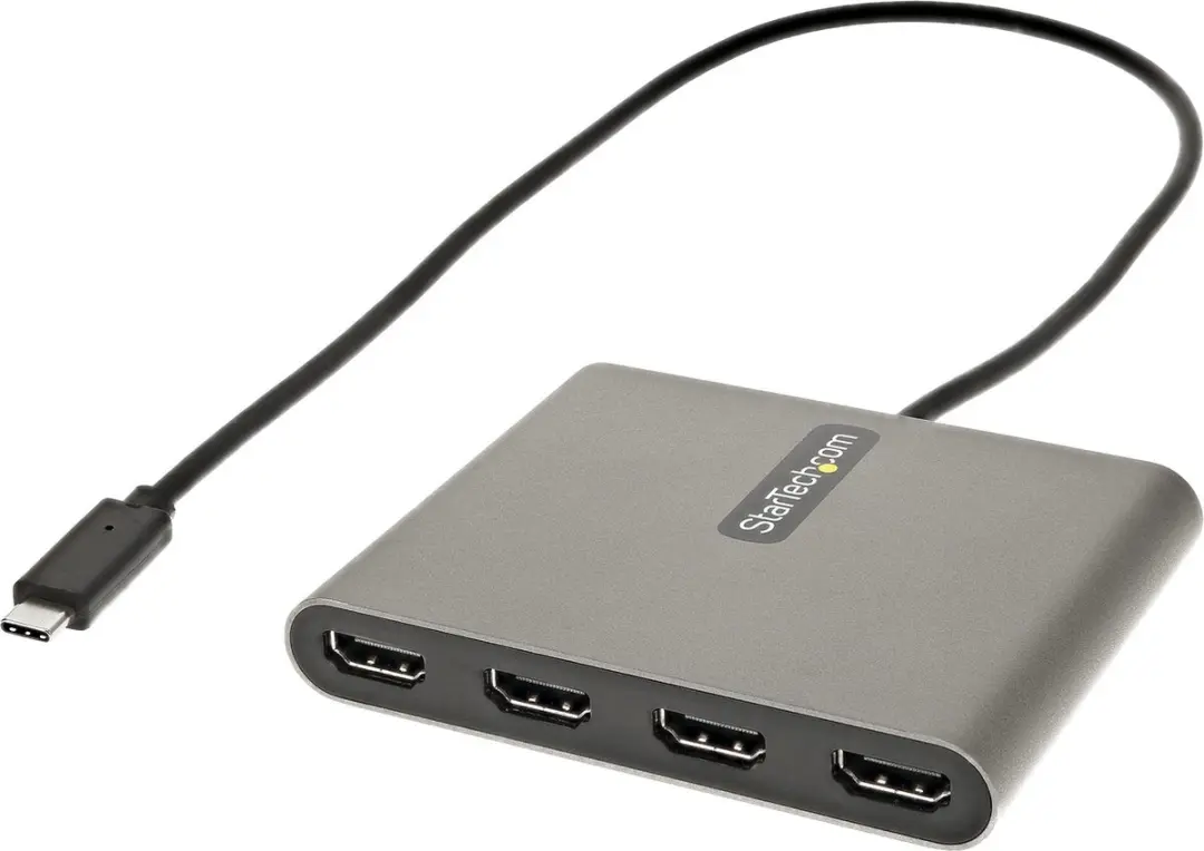 Startech USBC2HD4 USB-C naar HDMI Kabel - Grijs