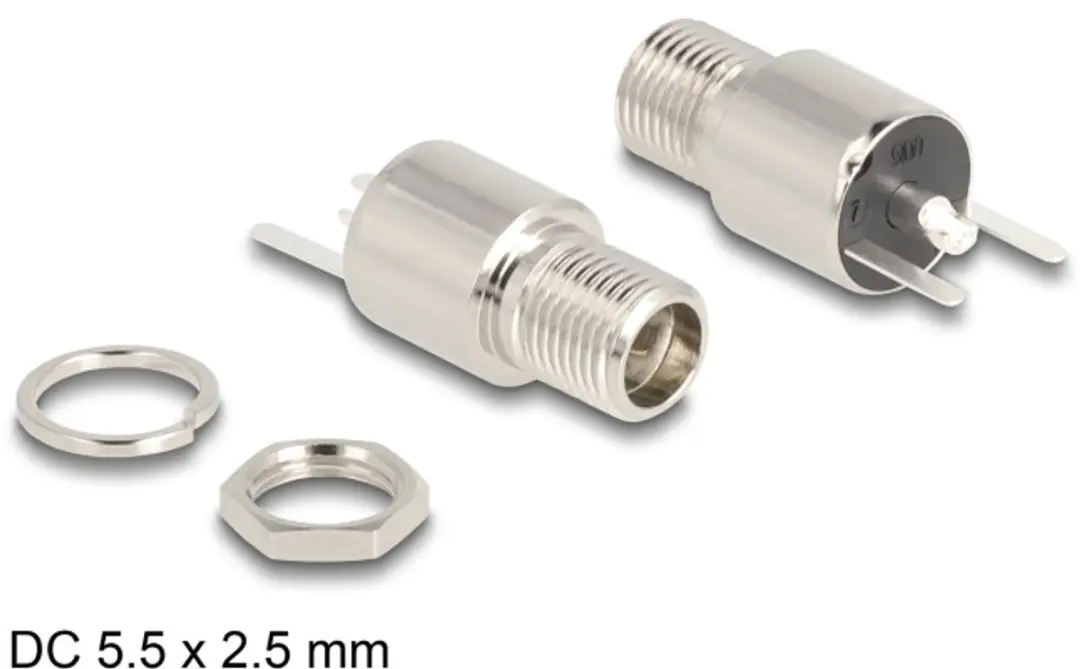 Delock DC 5.5x2.5mm Female Connector
