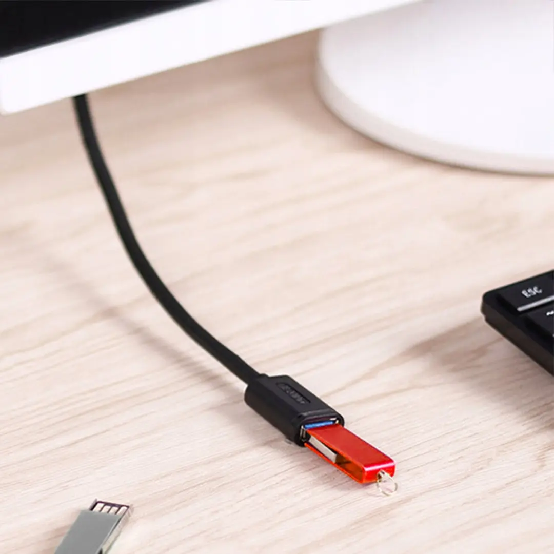 Unitek USB 3.0 Verlengkabel 1m - Zwart