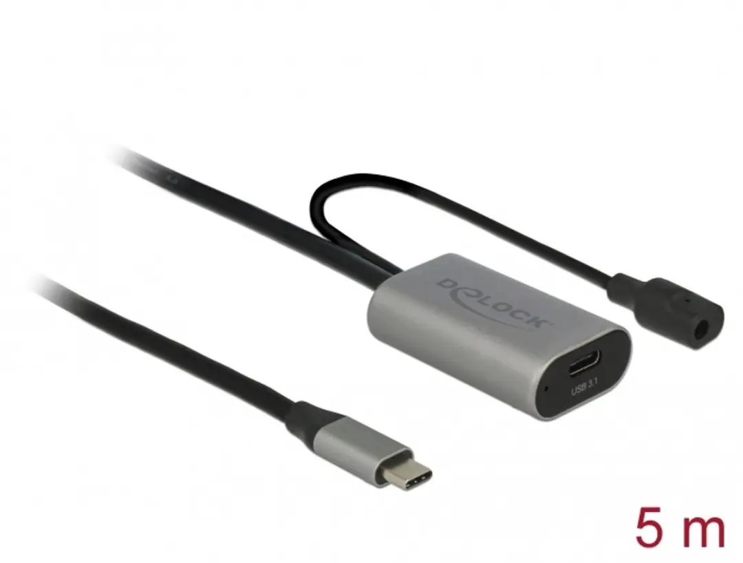 Delock USB 3.1 Gen 1 Type-C Verlengkabel 5m