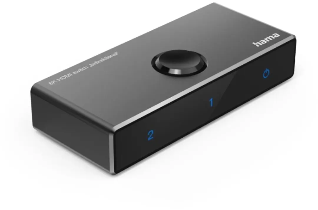 Hama 8K HDMI-Switch Bidirectional 1in2 Out/2in1 Out Zwart